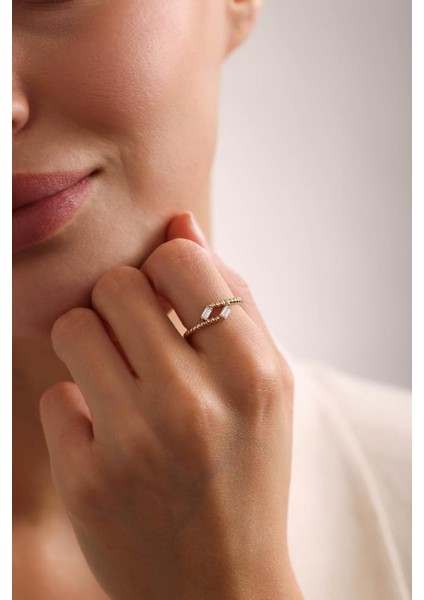 Duo Baguette Minimal Yüzük fiyatları