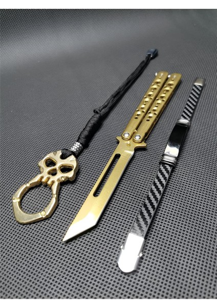 21 cm Paslanmaz Çelik Tanto 3 Lü Çakı Seti fiyatları