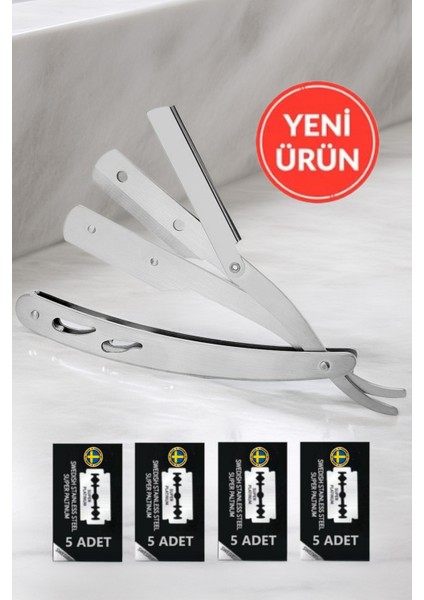 U3 Full Metal Ustura + 20 Adet Platinum Yaprak Jilet