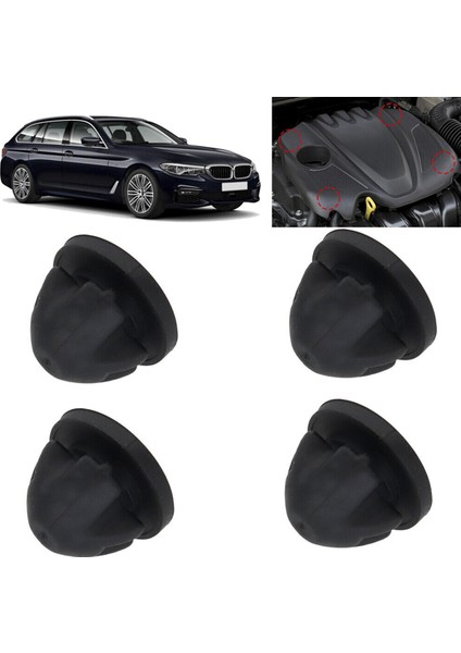 100 Adet Araba Motor Kapağı Kauçuk Montaj Grommet Burcu Çarpma Durdurucu 11127614138 Bmw 1 2 3 4 5 6 7 Serisi Kaput Tampon Tamponları (Yurt Dışından)