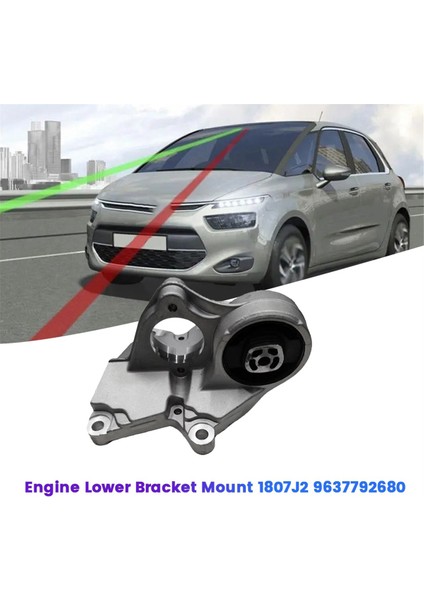 Motor Alt Braket Montajı 1807J2 9637792680 Peugeot Citroen Picasso Xsara 2.0 Hacim Alüminyum Braket (Yurt Dışından)