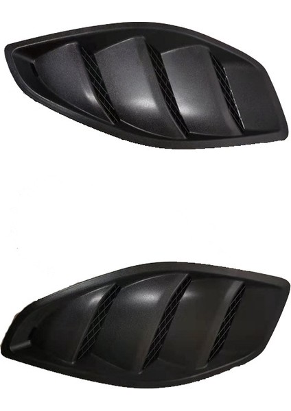 Araba Sol Sağ Motor Kaputu Kubbe Panjur Hava Giriş Delikleri Çerçeve Jeep Jk Wrangler 2007-2017 Için Fit (Yurt Dışından)