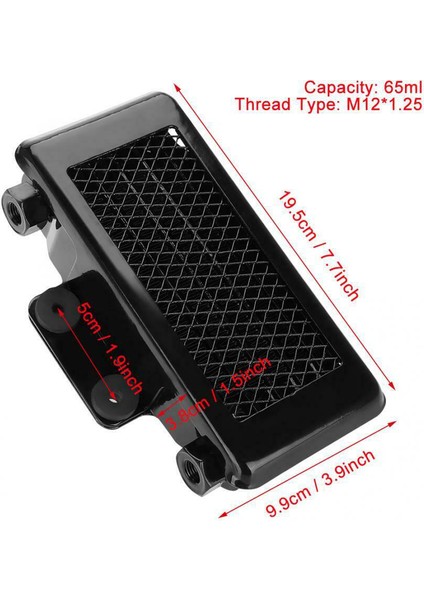 Motosiklet Motor Yağı Soğutucu Soğutma Radyatörü 65 ml Alüminyum Siyah 100CC-250CC Motosiklet Dirt Bike Atv (Yurt Dışından)