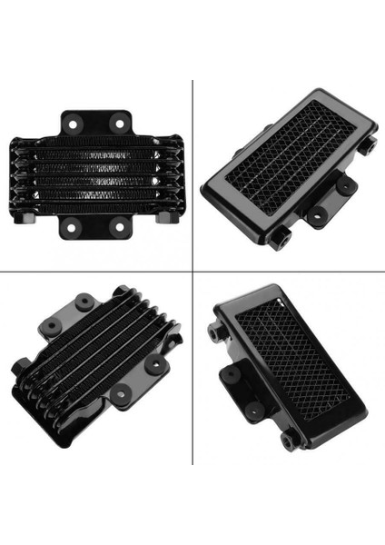 Motosiklet Motor Yağı Soğutucu Soğutma Radyatörü 65 ml Alüminyum Siyah 100CC-250CC Motosiklet Dirt Bike Atv (Yurt Dışından)