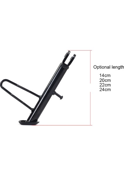 Motosiklet Braketi Yan Destek Yan Braket Ayarlanabilir Braket Seti Ayak Braketi Kaymaz Tip (24 Cm) (Yurt Dışından)