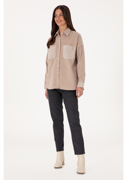 Kadın Taş Gömlek Desenli 50290001-VR049 fırsatları