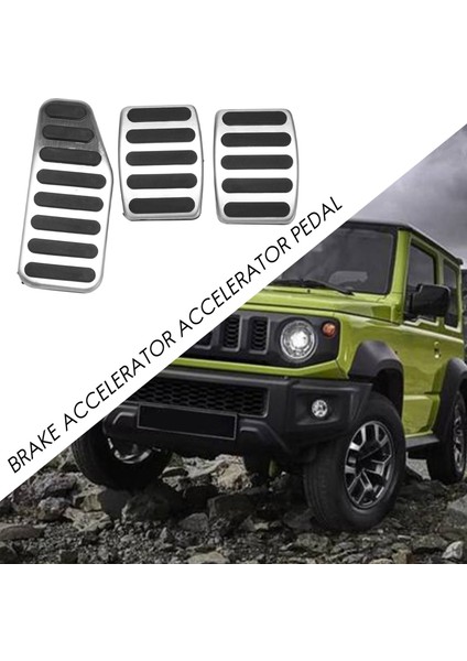 Ayak Pedalı Suzuki Jimny mt Model Araba Gaz Fren Pedalı Kapağı Suzuki Jimny 2019 2020 Aksesuarları (Yurt Dışından)