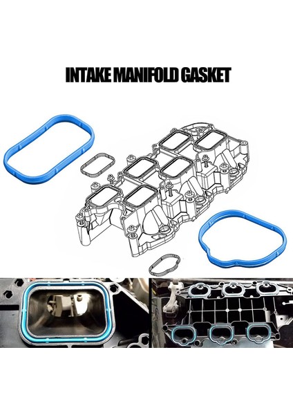 Emme Manifold Conta Seti Chrysler Dodge Jeep Ram 3.6l 2011-2019 Için Plenum Conta 5184331AC 5184562AC (Yurt Dışından)