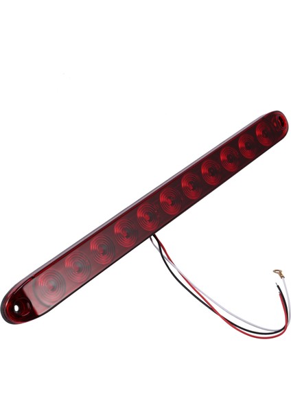 1 Adet Kırmızı 15 Inç 11 LED Işık Çubuğu Durdurma Dönüş Kuyruk 3rd Fren Lambası Kamyon Römork Kimlik Kimlik Çubuğu Su Geçirmez (Yurt Dışından) fiyatları