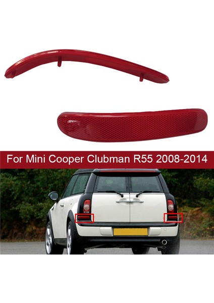 Araba Sol Arka Tampon Reflektörler Işıkları Kuyruk Fren Dönüş Sinyali Arka Sis Lambası-Bmw Mini Cooper Clubman R55 2008-2014 (Yurt Dışından)
