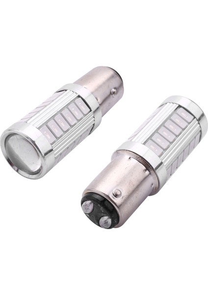 Adet Kırmızı 1157 P21/5 W BAY15D Süper Parlak 33 Smd 5630 5730 LED Otomatik Fren Lambaları Sis Lambası 21/5 W Araba Gündüz Çalışan Işık Stop Ampuller (Yurt Dışından)