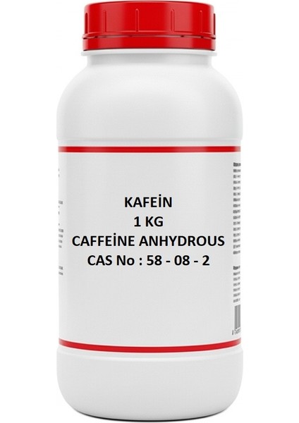 Kafein 1 Kg - Kafein Anhydrous - Yüksek Kaliteli - (CAS No:58-08-2) fiyatları