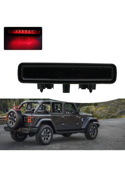 Araba LED Yüksek Seviye Montaj Arka Fren Lambası Üçüncü Kuyruk Dur Sinyal Lambası Jeep Wrangler Jl 2018-2019 Için (Yurt Dışından)