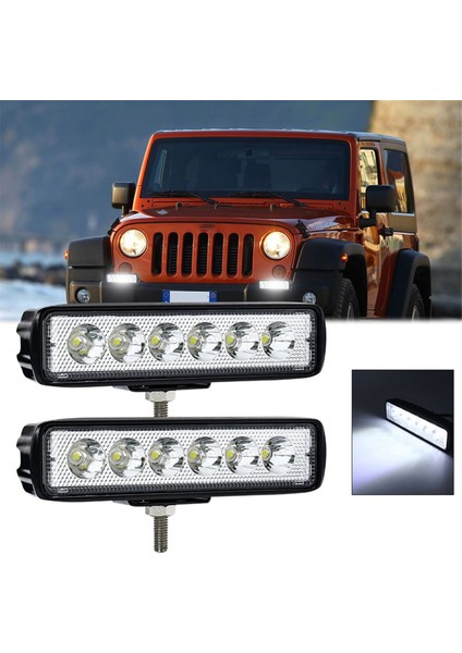 6 Inç LED Işık Çubuğu Beyaz 30W 6000K Çalışma Pod'ları Tek Sıralı Arazi Sürüş Sis Tekne Işığı Su Geçirmez Suv Atv Araba Kamyon (Yurt Dışından)