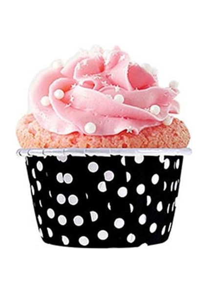 Dolphin Muffin-Kek Kapsülü Siyah Puantiyeli 50LI modelleri