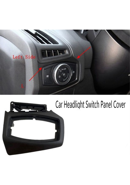 Araba Far Anahtar Düğmesi Trim Paneli Krom Çerçeve Ford Focus 12-14 Için Kafa Işık Lambası Anahtarı Düğmesi Kapakları Sol El Sürücü (Yurt Dışından)
