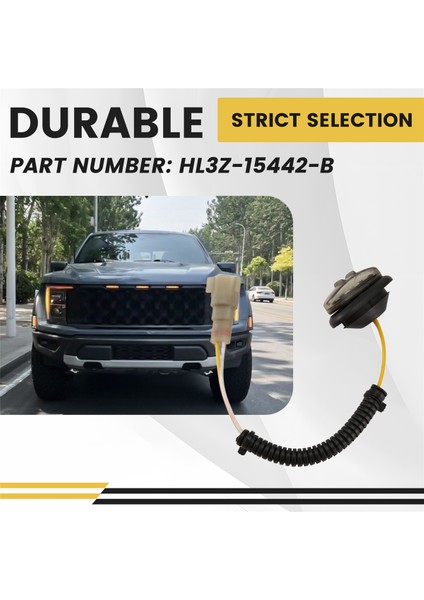 Ford F150 Raptor 2017-2022 Için Ön Çamurluk Tekerlek Kaş Işığı Sinyal Lambası HL3Z-15442-B HL3Z-15442-K (Yurt Dışından)