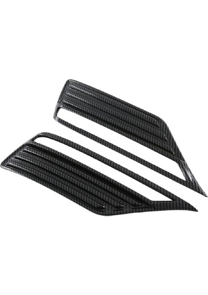 Araba Karbon Fiber Stil Arka Sis Lambası Çerçeve Koruma Lambası Kapağı Trim Toyota Land Cruiser LC300 2022 2023 (Yurt Dışından)