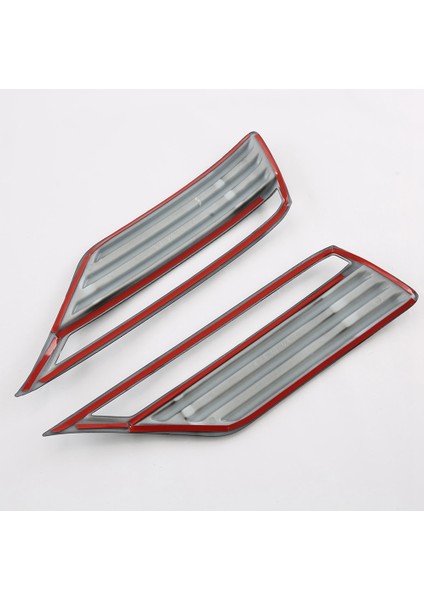 Araba Karbon Fiber Stil Arka Sis Lambası Çerçeve Koruma Lambası Kapağı Trim Toyota Land Cruiser LC300 2022 2023 (Yurt Dışından)