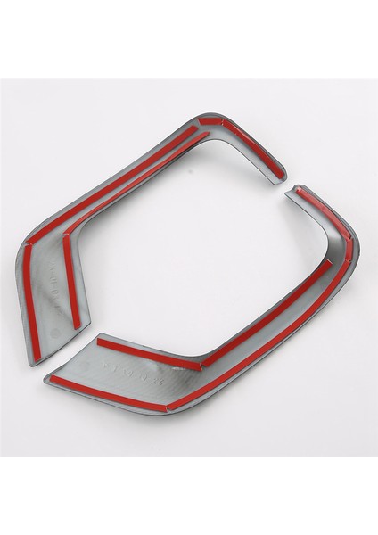 Araba Karbon Fiber Stil Ön Sis Farı Çerçeve Koruma Lambası Kapağı Trim Toyota Land Cruiser LC300 2022 2023 (Yurt Dışından)