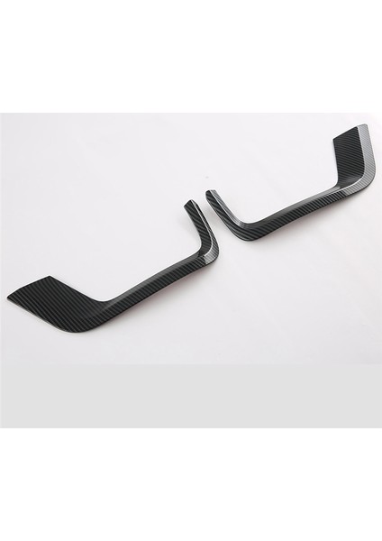 Araba Karbon Fiber Stil Ön Sis Farı Çerçeve Koruma Lambası Kapağı Trim Toyota Land Cruiser LC300 2022 2023 (Yurt Dışından)