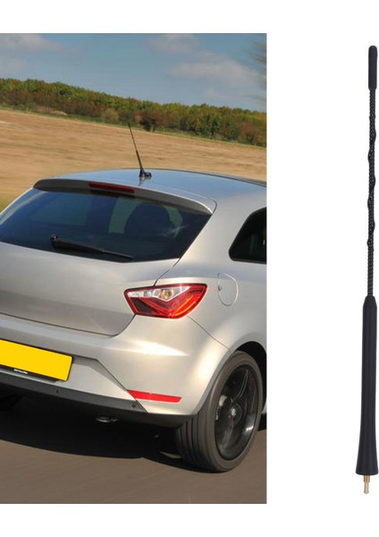 Seat Ibiza 6l 6j Leon 1m 1p Skoda Altea 5p Için 30 cm Kısa Çubuk Anten (Yurt Dışından)