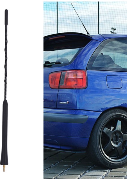 Seat Ibiza 6l 6j Leon 1m 1p Skoda Altea 5p Için 30 cm Kısa Çubuk Anten (Yurt Dışından)