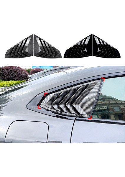 Araba Arka Cam Panjurları Panjurlar Perdeler Kapak Trim Bmw 4 Serisi Gran Coupe G26 2020+ Araba Aksesuarları Karbon Fiber (Yurt Dışından)