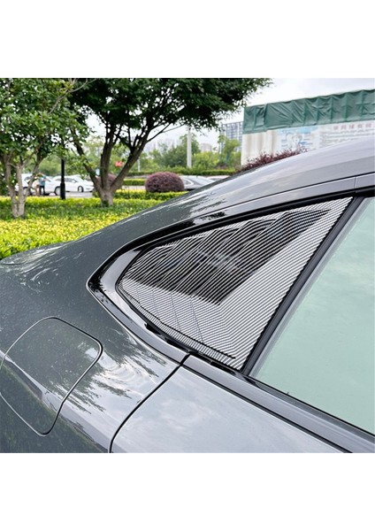 Araba Arka Cam Panjurları Panjurlar Perdeler Kapak Trim Bmw 4 Serisi Gran Coupe G26 2020+ Araba Aksesuarları Karbon Fiber (Yurt Dışından)