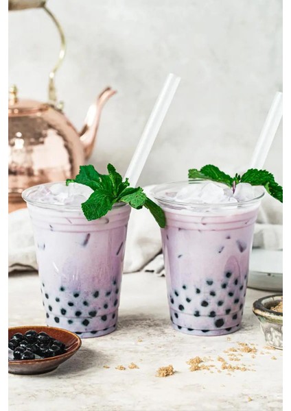 Şeffaf Bubble Tea Pipet Jelatin Sargılı 12MM x 22CM 50 Adet fiyatları
