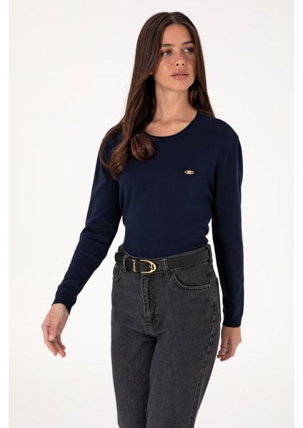 Kadın Lacivert Kazak /triko 50288951-VR033