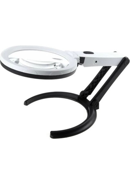 2X5X120MM 10 Ledli Masaüstü Büyüteç