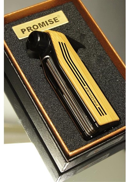 Promise Çok Işlevli ve Özel Kutulu Pipo Çakmağı (Sarı)