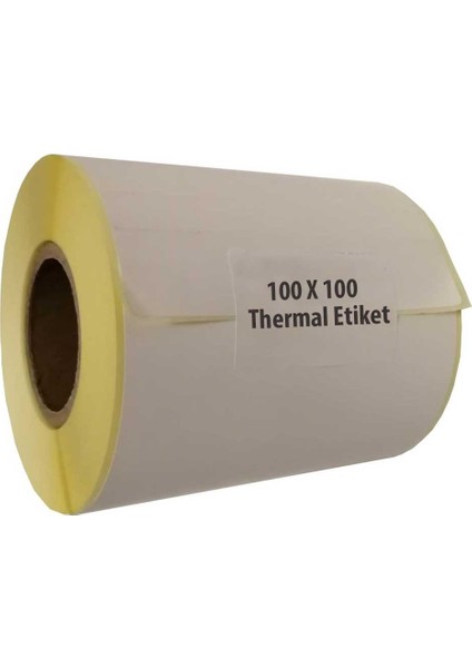 100X100 Yapışkanlı Termal Kargo Etiketi 500 Sarım Termal Etiket