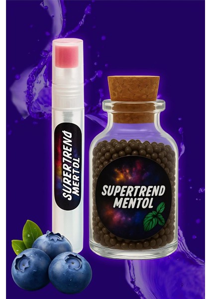 Mentol Topu iri Taneli Ekstra Yaban Mersini 1000Lik Paket