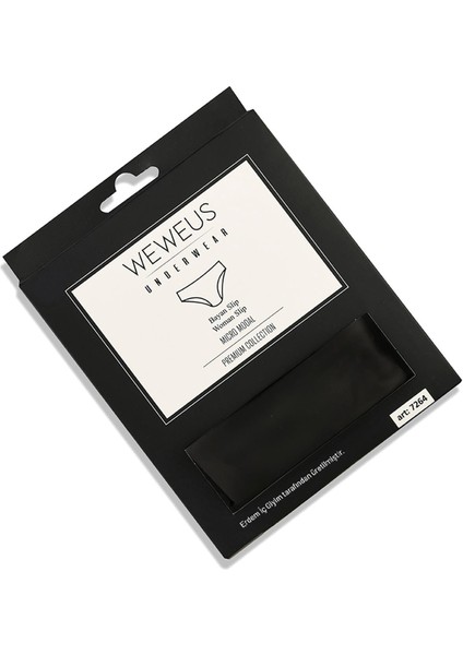 Beyaz Micro Modal Premium Kadın Külot 7264 fiyatları