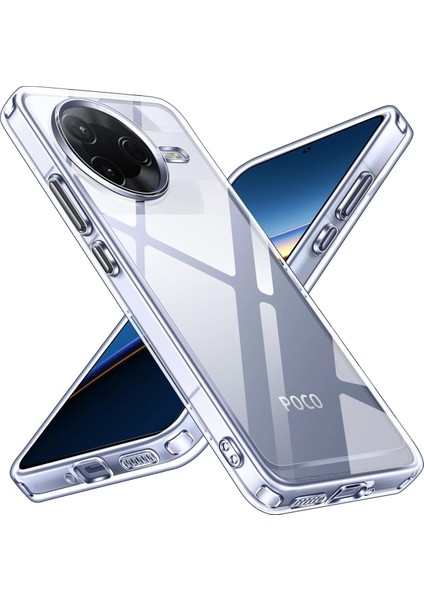 Xiaomi Redmi Poco F7 ULTRA/K80 Pro ile Uyumlu Slim Serisi Soft Tpu Silikon Kılıf - Şeffaf AL3324