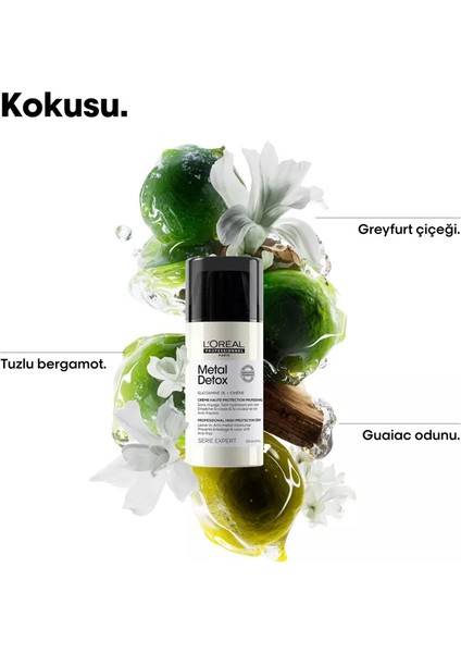 Loreal Metal Detox Renklendirme Sonrası Durulanmayan Koruyucu Saç Kremi 100ML