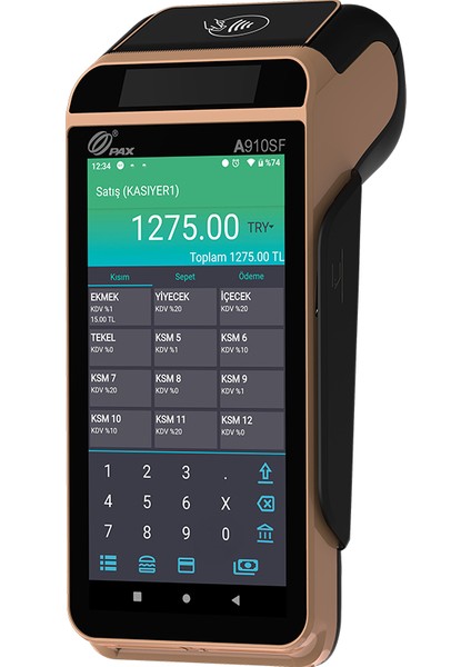 - Pax A910SF Android Yazarkasa Pos