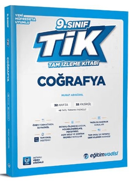 9. Sınıf Coğrafya Tik Tam Izleme Kitabı