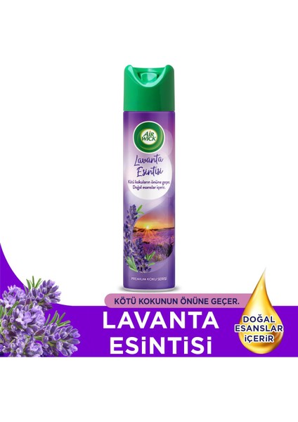 Aerosol Lavanta + Okyanus + Kiraz Çiçekleri 3X300 ml