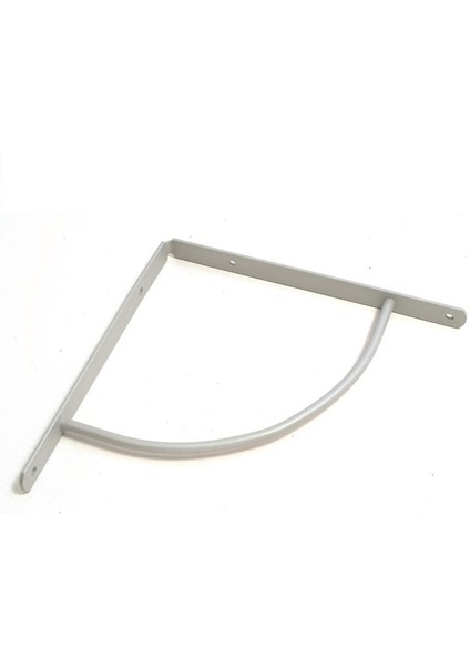 Raf Altı Metal 24CM (2 Adet) Metalik Gri