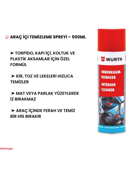 5'li Oto Bakım Temizlik Seti – Bez + Koku (3 Farklı Seçenek Mevcut) + Temizleyici – Erkek Arkadaşa Hediye - Arabasını Seven Erkeklere - Hediye Seti