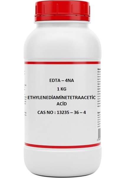 Edta-4Na 1 Kg / (Ethylenediaminetetraacetic Acid) / (CAS No : 13235-36-4) / Yüksek kaliteli