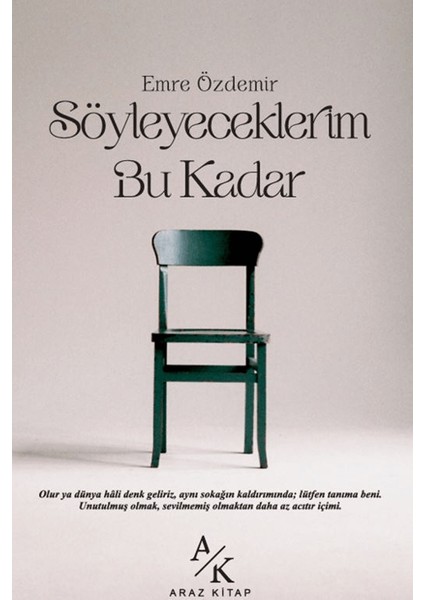 Söyleyeceklerim Bu Kadar