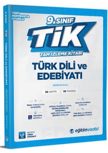 9. Sınıf Tam Izleme Kitabı Türk Dili ve Edebiyatı