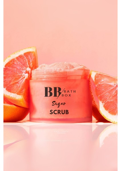 Citrus Bloom Köpüren Sugar Scrub,doğal Greyfurt Şeker Peelingi,organik Cilt Arındırıcı 160 gr
