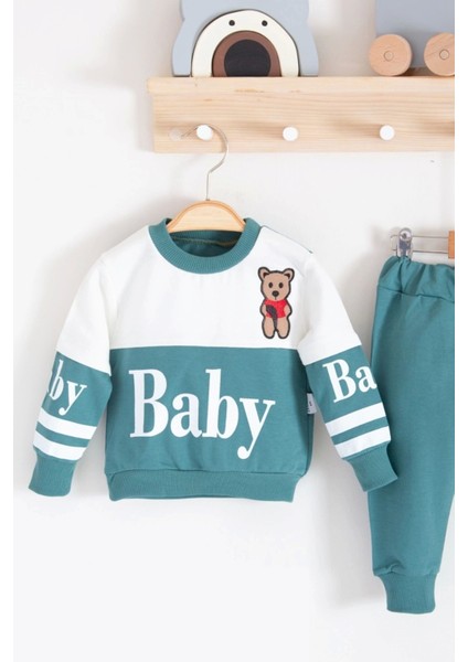 3-18 Ay Erkek Bebek Alt&üst Takımı Baby 2'li Yeşil