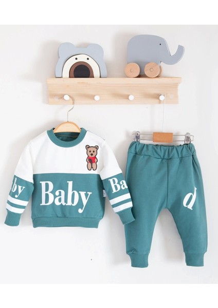 3-18 Ay Erkek Bebek Alt&üst Takımı Baby 2'li Yeşil