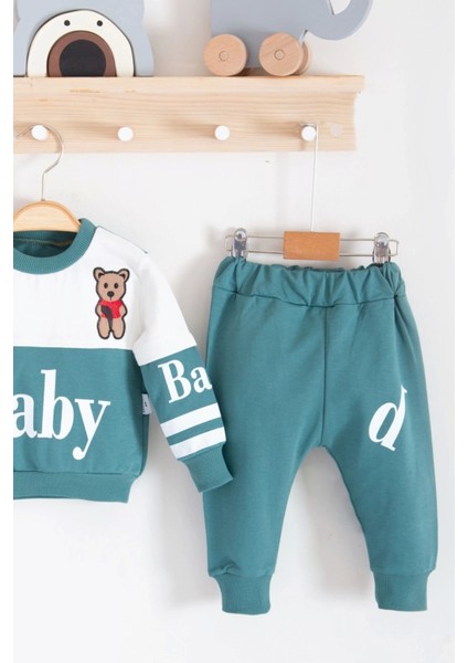 3-18 Ay Erkek Bebek Alt&üst Takımı Baby 2'li Yeşil